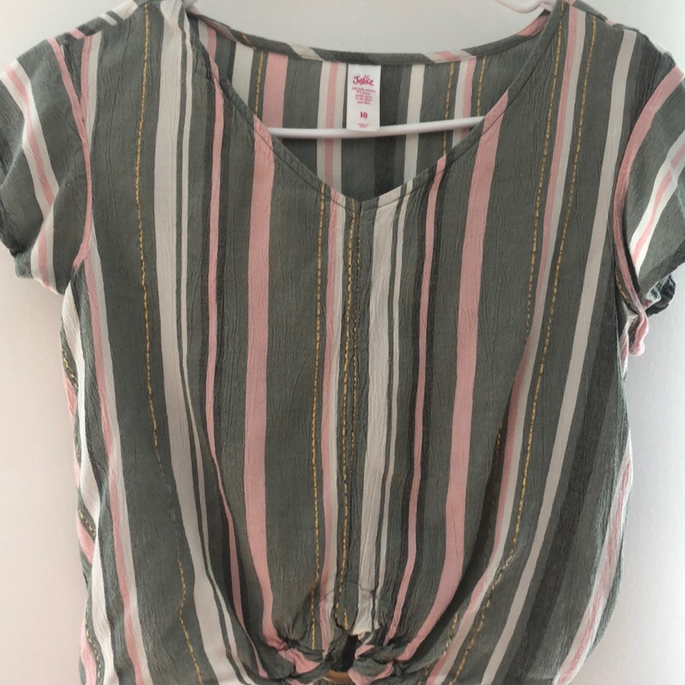 Justice girls size 10 blouse